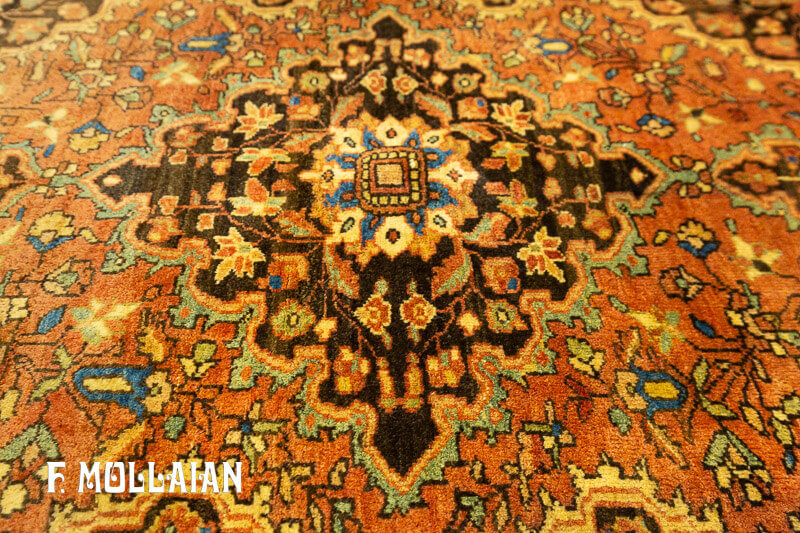 Antique Persian Saruk Farahan Rug n°:81392277